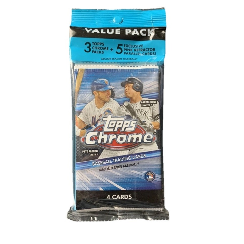 Topps 2020 Chrome Baseball Cello Pack IN HAND! Luis? Trout? Lux? SHIPS NOW!
